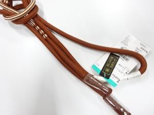 未使用品　正絹　撚り房　手組帯締め